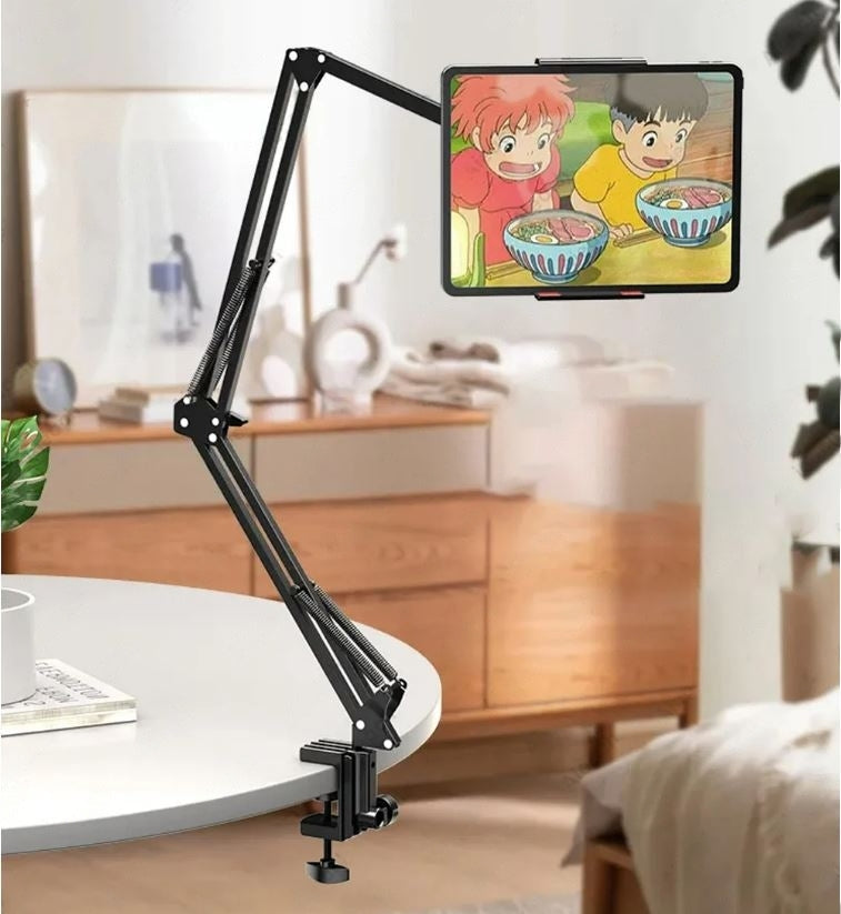 Lightweight Aluminium Tablet Holder for Hands-Free Viewing