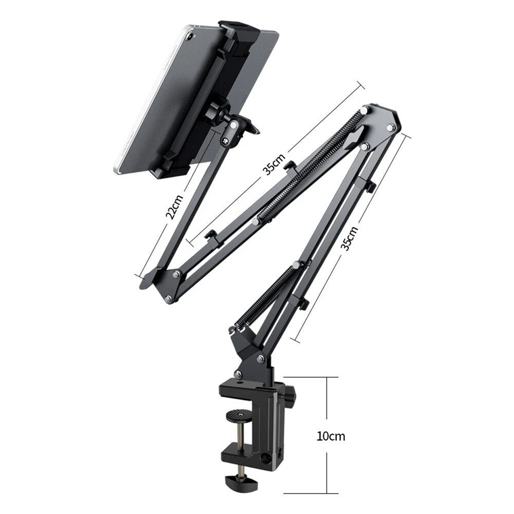 Lightweight Aluminium Tablet Holder for Hands-Free Viewing
