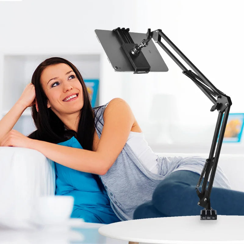 Lightweight Aluminium Tablet Holder for Hands-Free Viewing