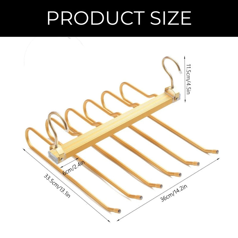 Collapsible Non-Slip Multi-Pants Hanger