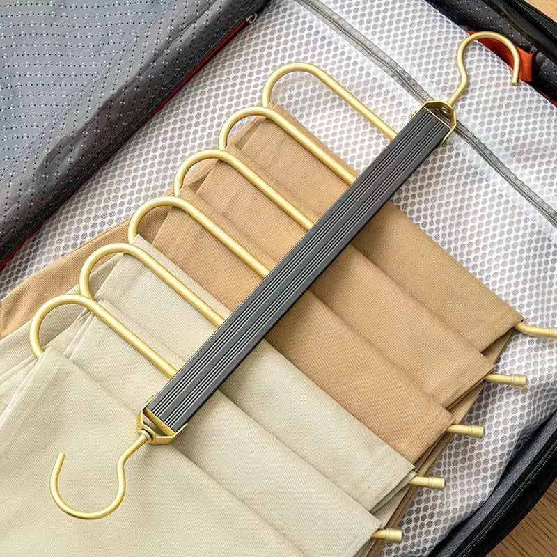 Collapsible Non-Slip Multi-Pants Hanger