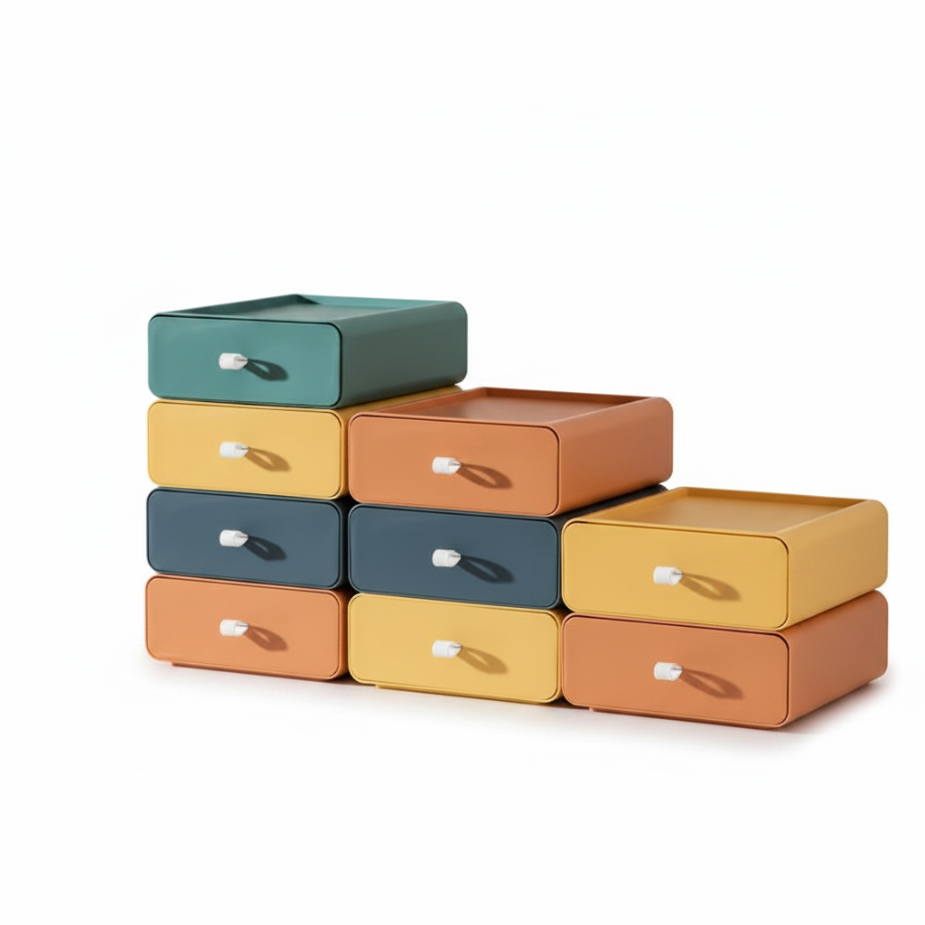 Colorful Organizer for Office Supplies, Cosmetics and Bathroom Accessories