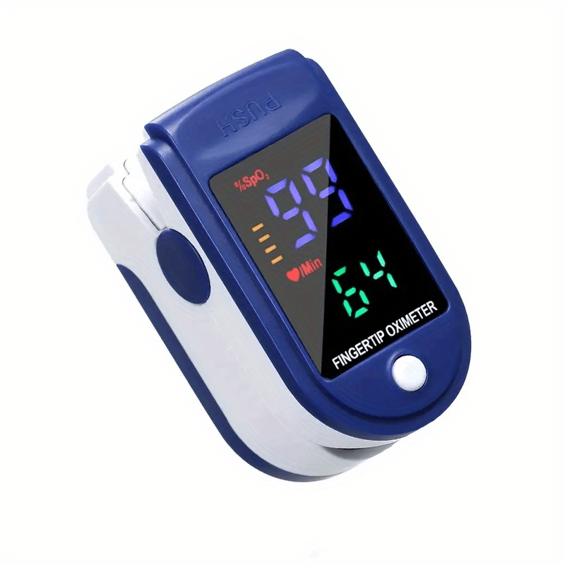 Fingertip Pulse Oximeter for Oxygen Saturation and Heart Rate Monitoring