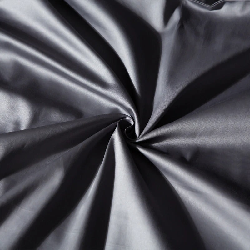 Deep Grey Egyptian Cotton Bedding Set
