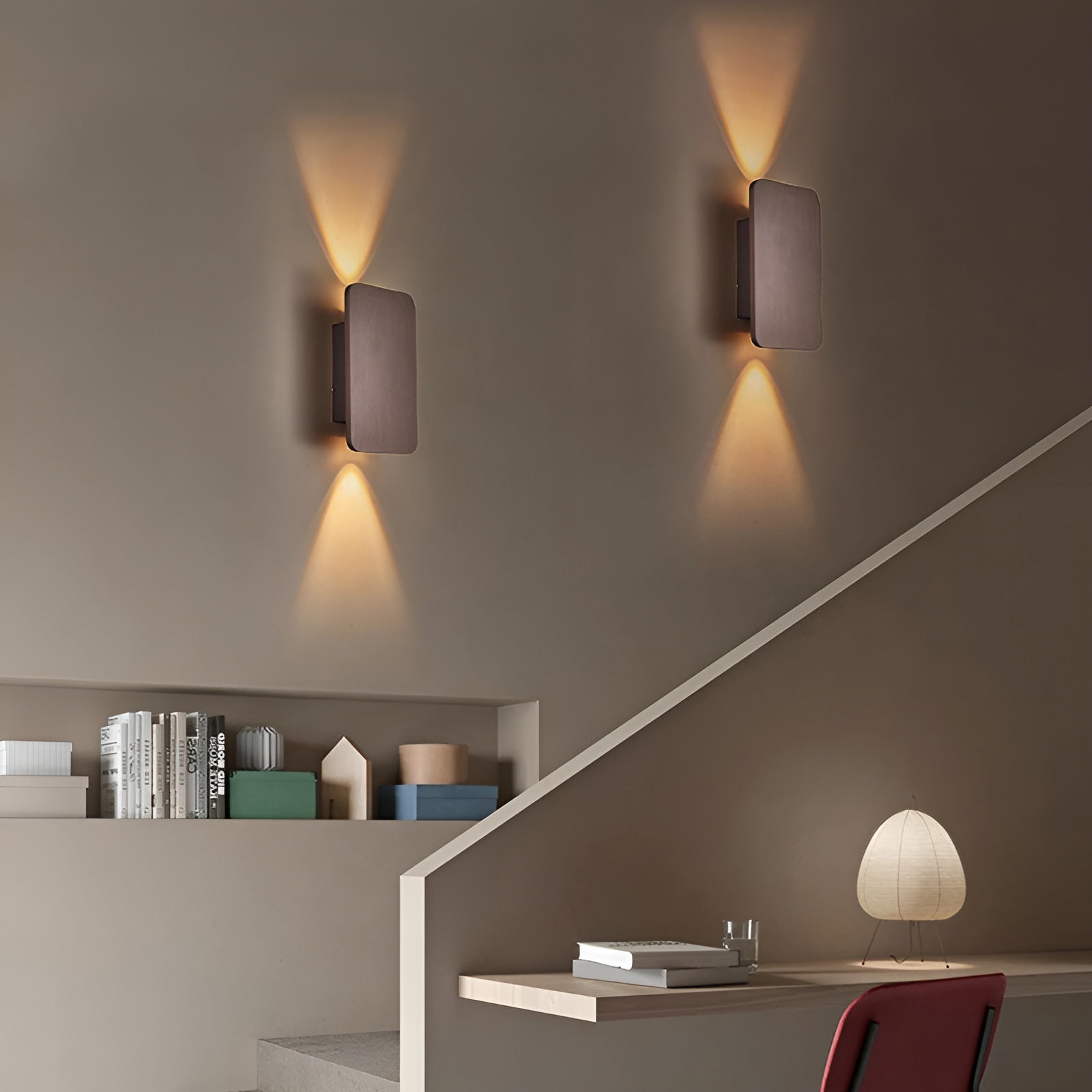 Eye-Care LED Wall Light with Compact Minimalist Design