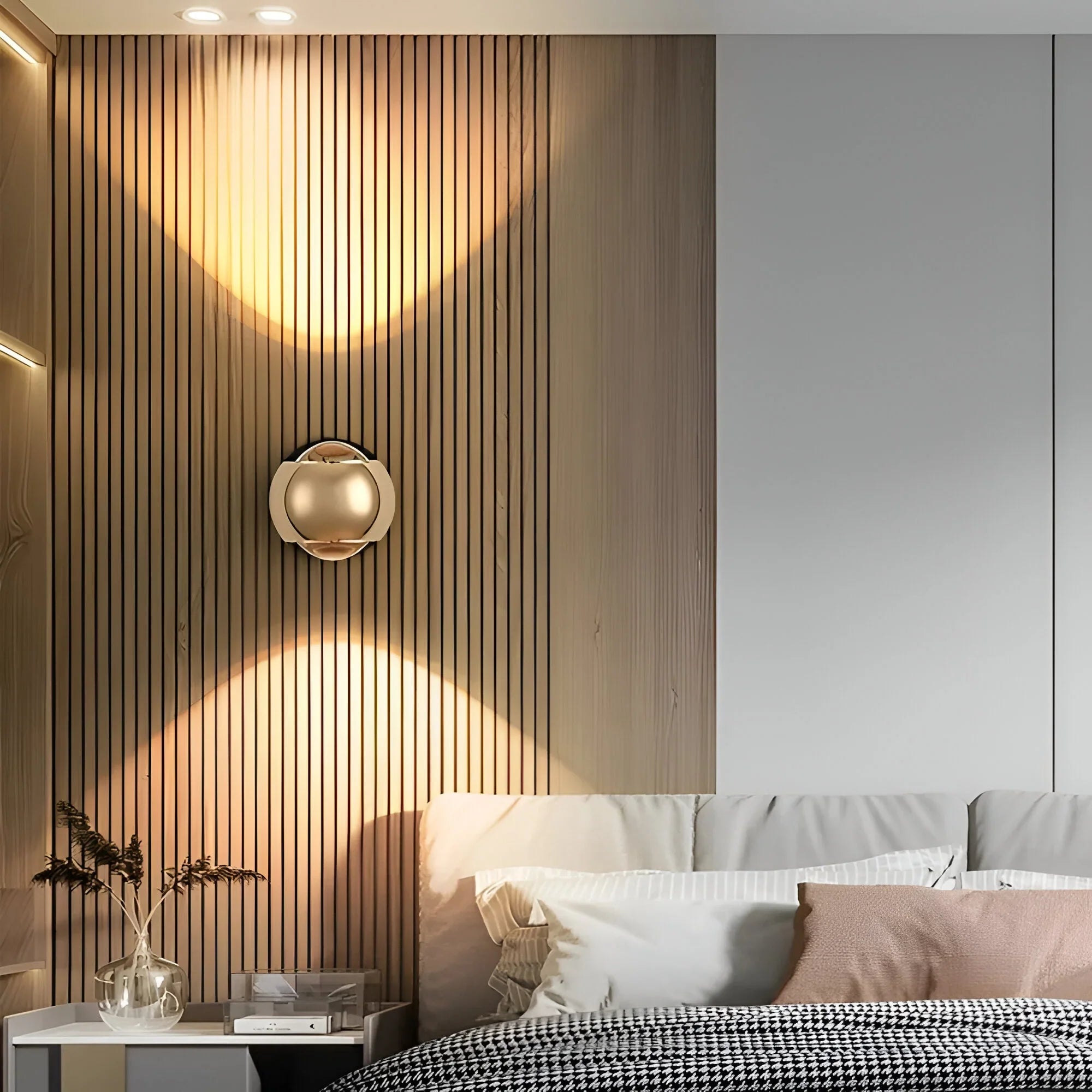 Flexible Arm LED Wall Reading Light with Adjustable Head