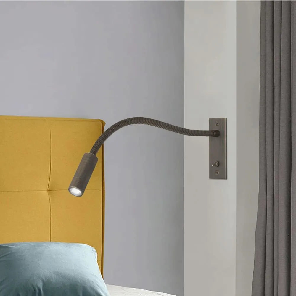 Flexible Gooseneck LED Wall Reading Light