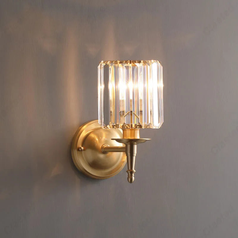 Glamour Crystal Wall Light
