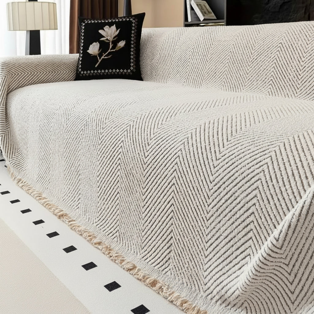 Herringbone Sofa Cover