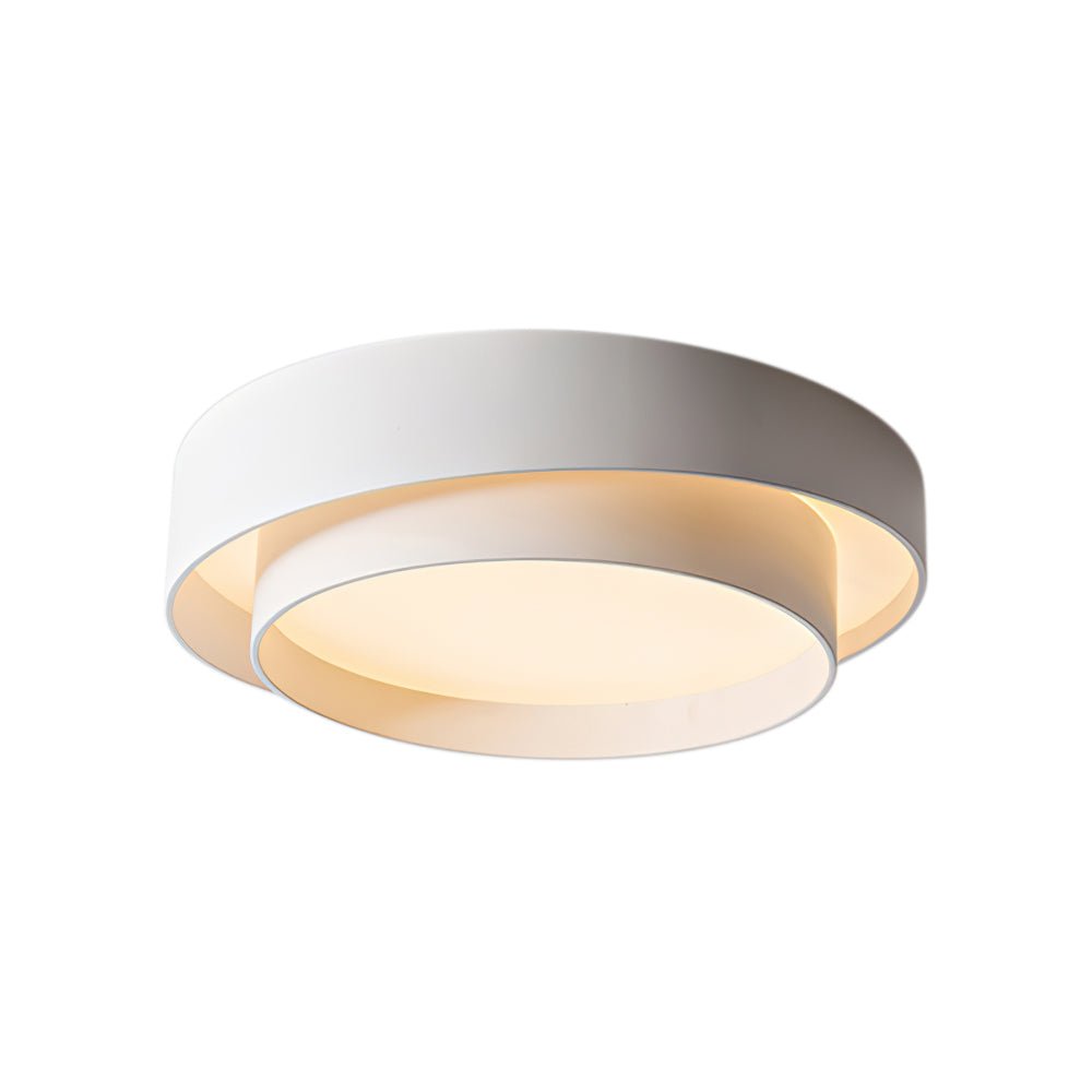 Concentric Ring LED Ceiling Light with Layered Modern Design