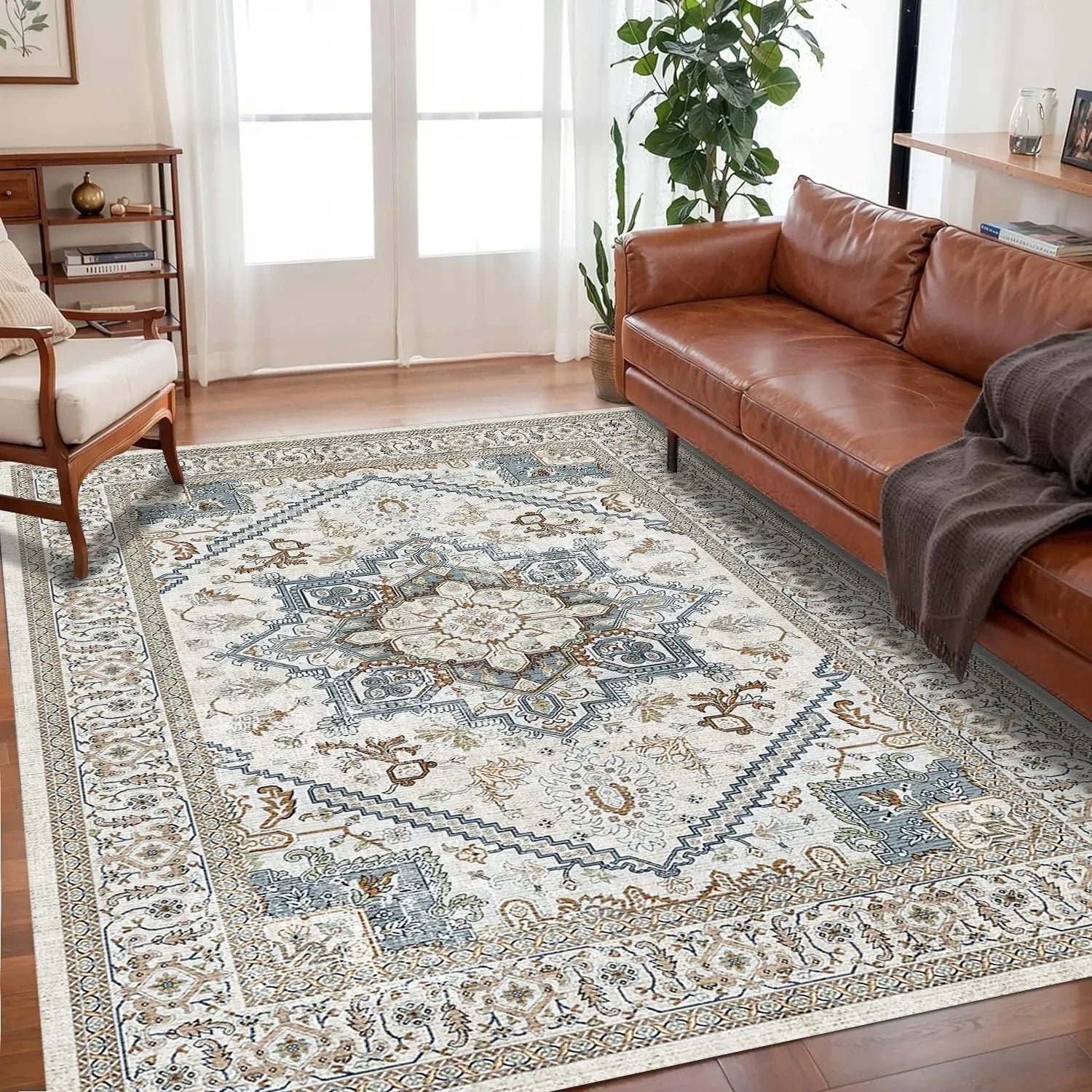 Large Bohemian Area Rug