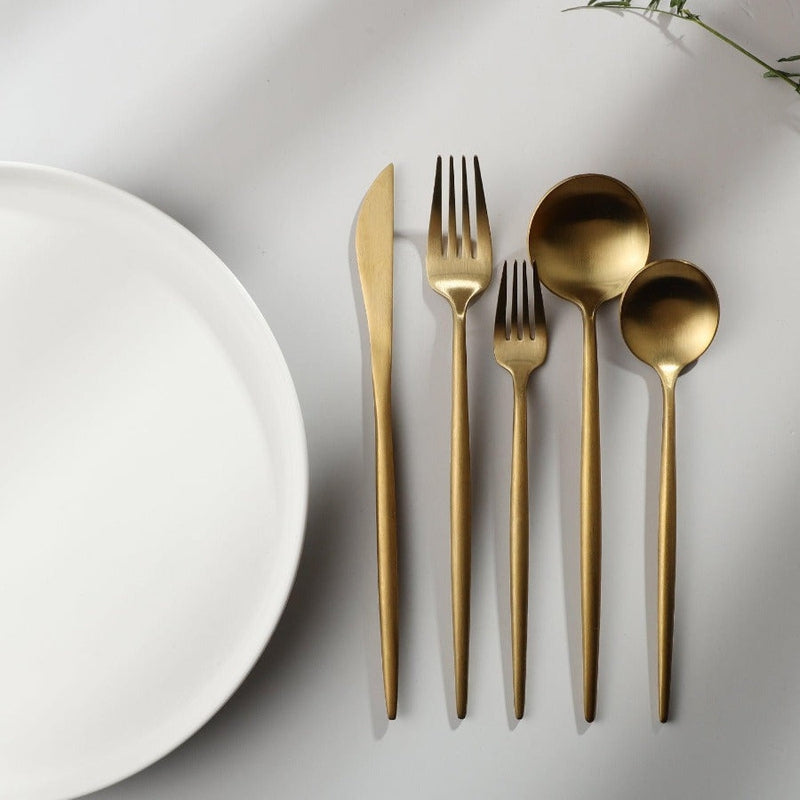 Lead-Free Stainless Steel Cutlery Set with Non-Toxic Finish for Everyday Dining