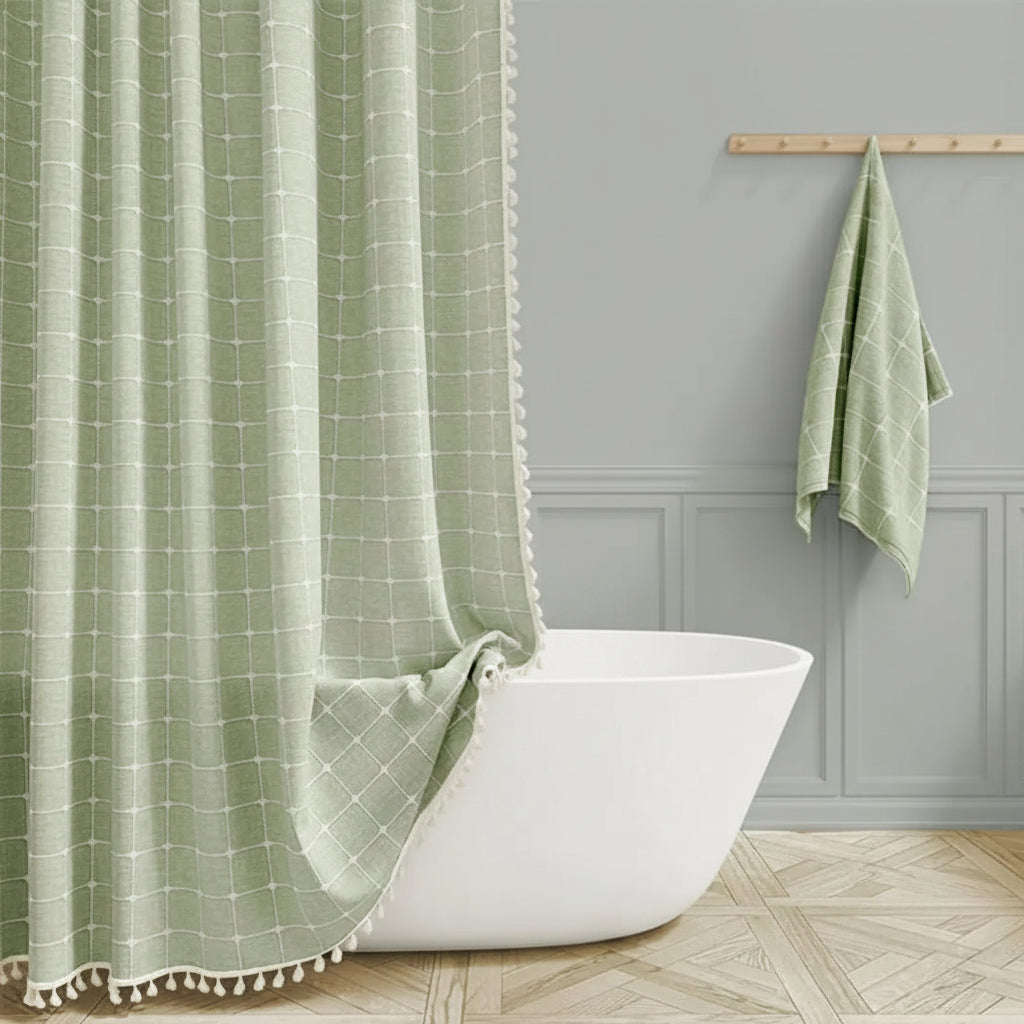 Linen Shower Curtain