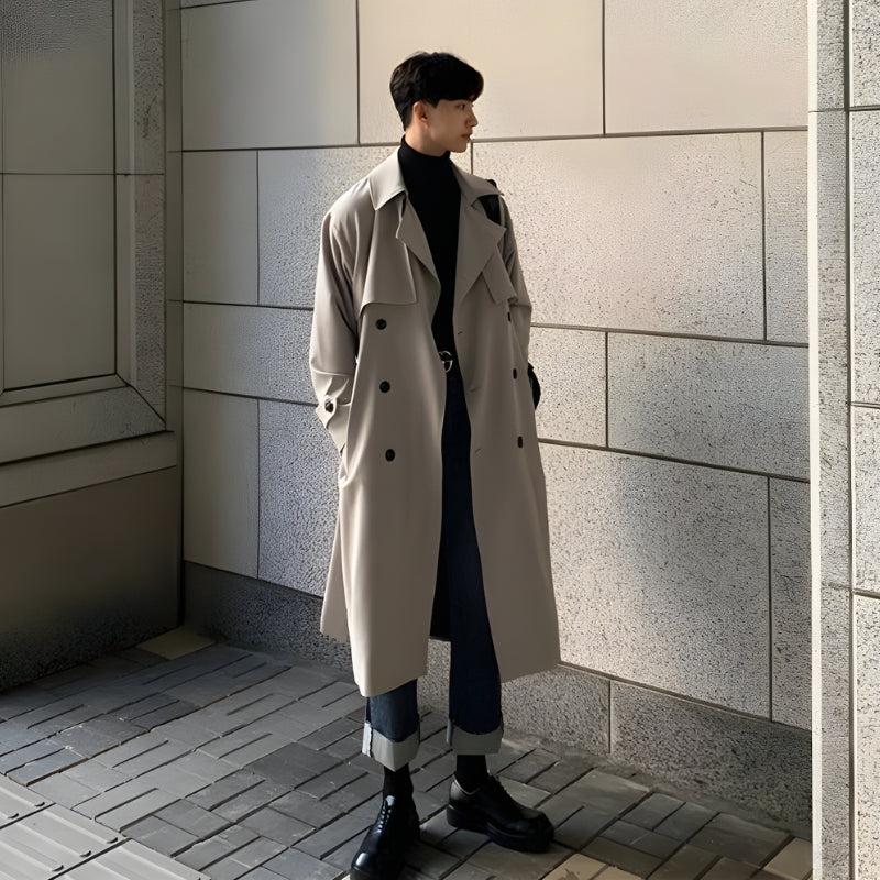 Men’s Double-Breasted Trench Coat