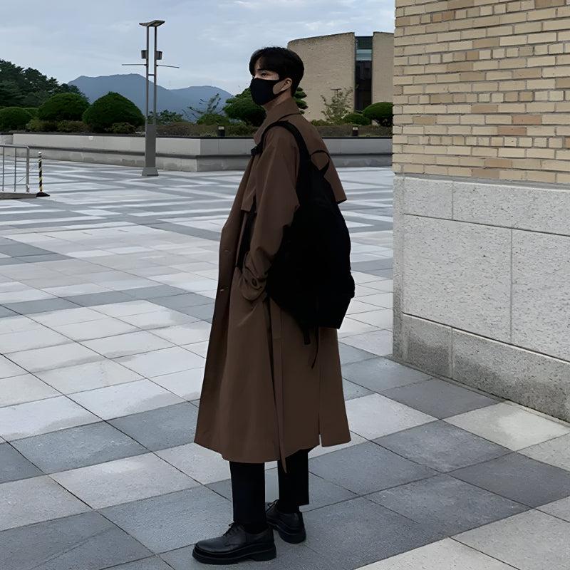 Men’s Double-Breasted Trench Coat