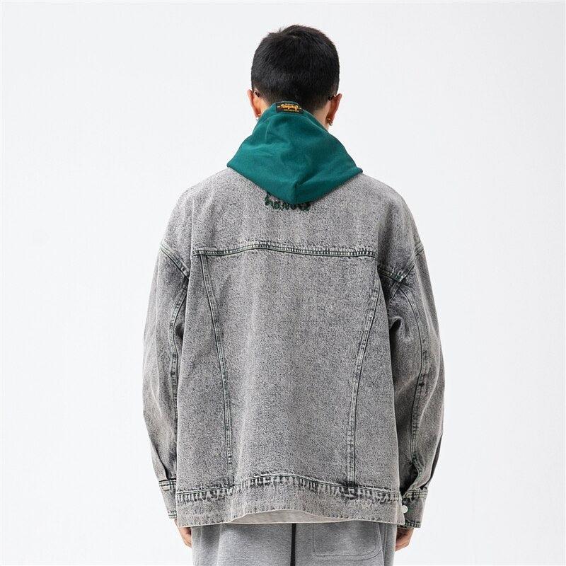 Men’s Double-Collar Denim Jacket