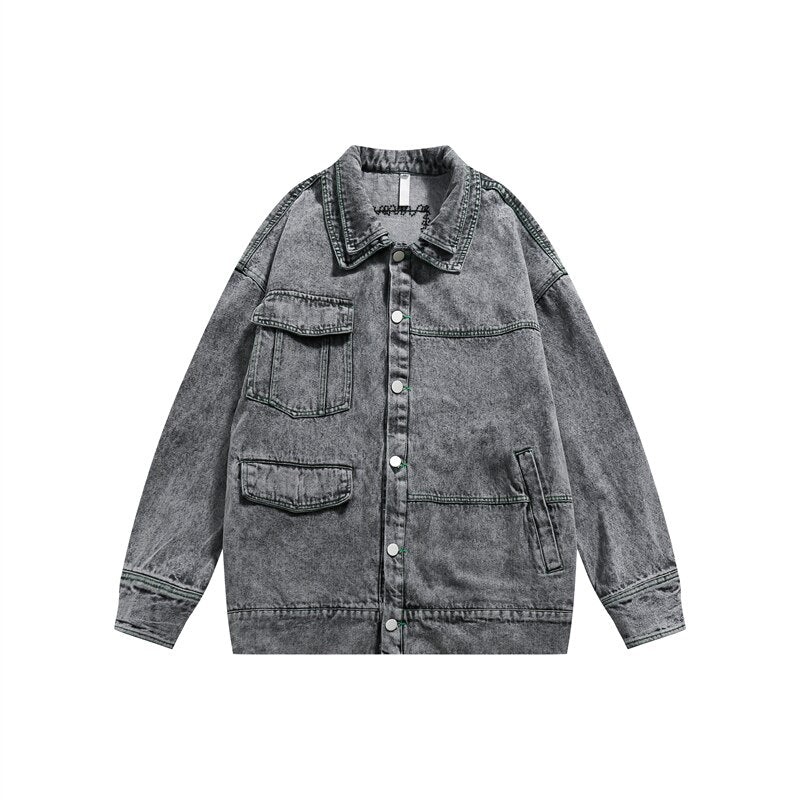 Men’s Double-Collar Denim Jacket