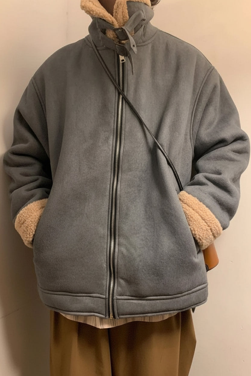Men’s Double-Faced Zip-Up Jacket