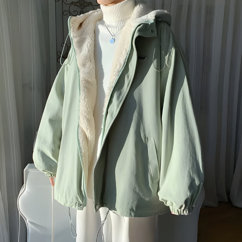 Men’s Fur-Lined Hooded Jacket