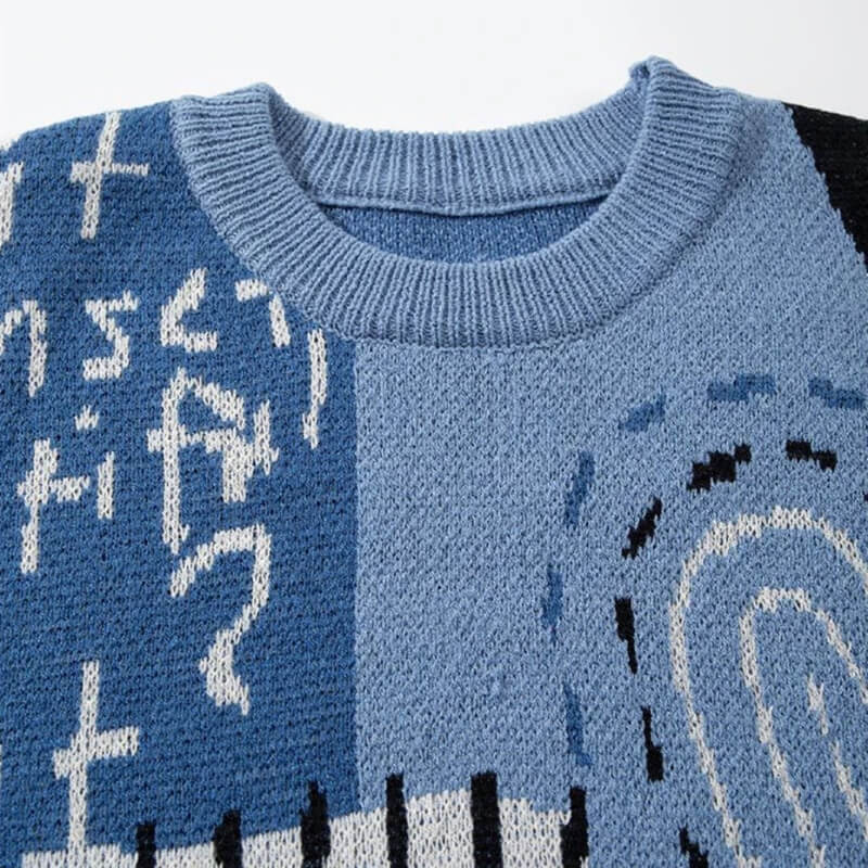 Men's Graphic Dinosaur Sweater