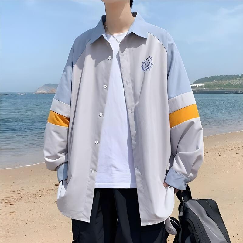 Men's Pastel Smiley Face Shirt