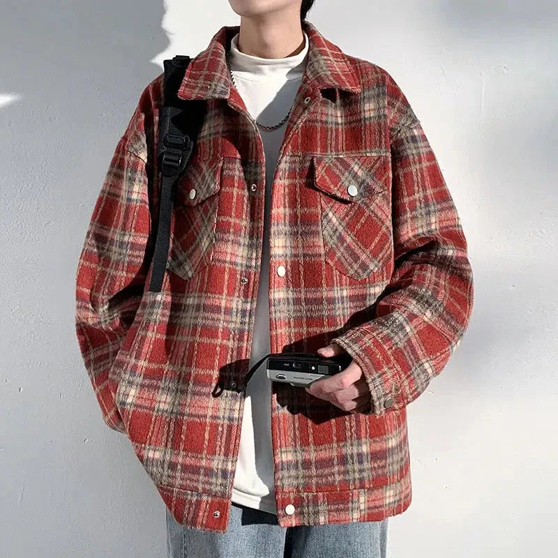Men’s Plaid Overshirt