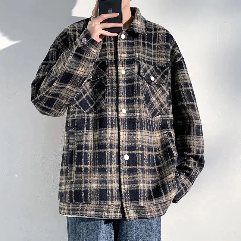 Men’s Plaid Overshirt