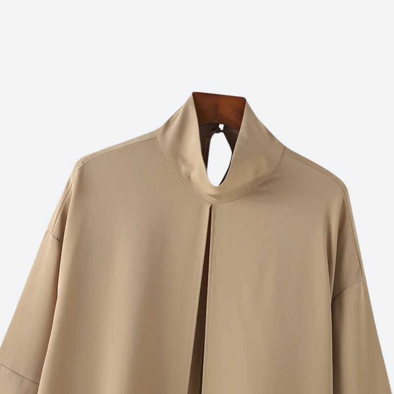 Men’s Polyester High-Neck Jacket