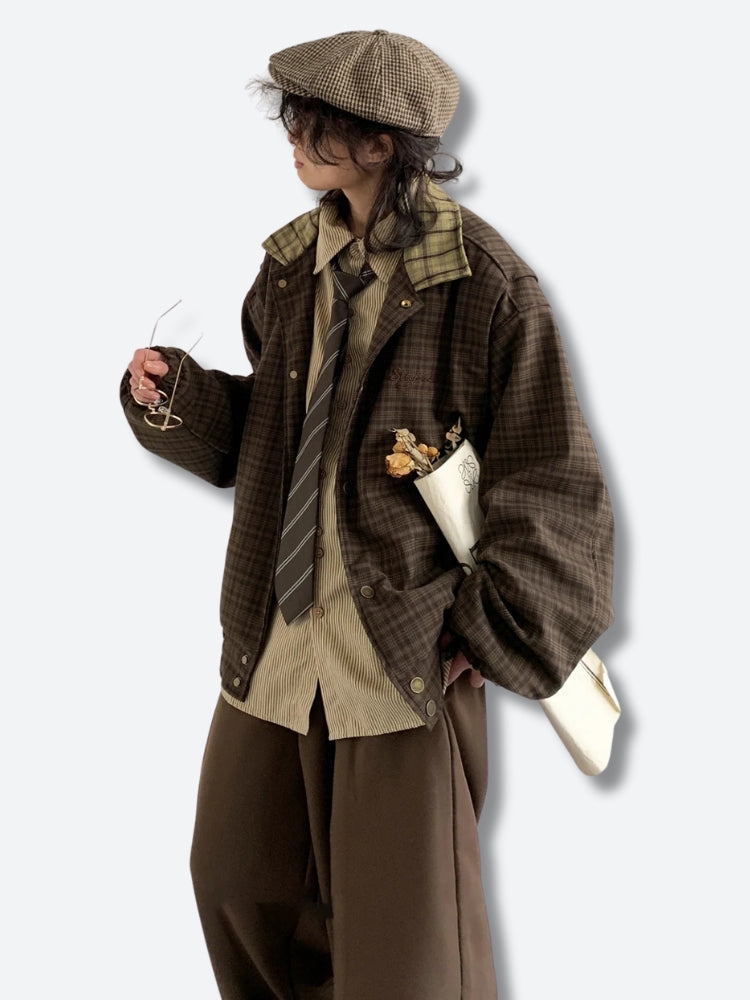 Men’s Vintage Plaid Jacket