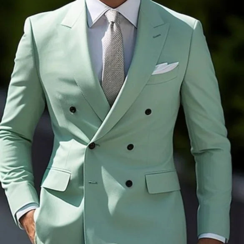 Men's Two Piece Double-Breasted Wedding Guest Suit