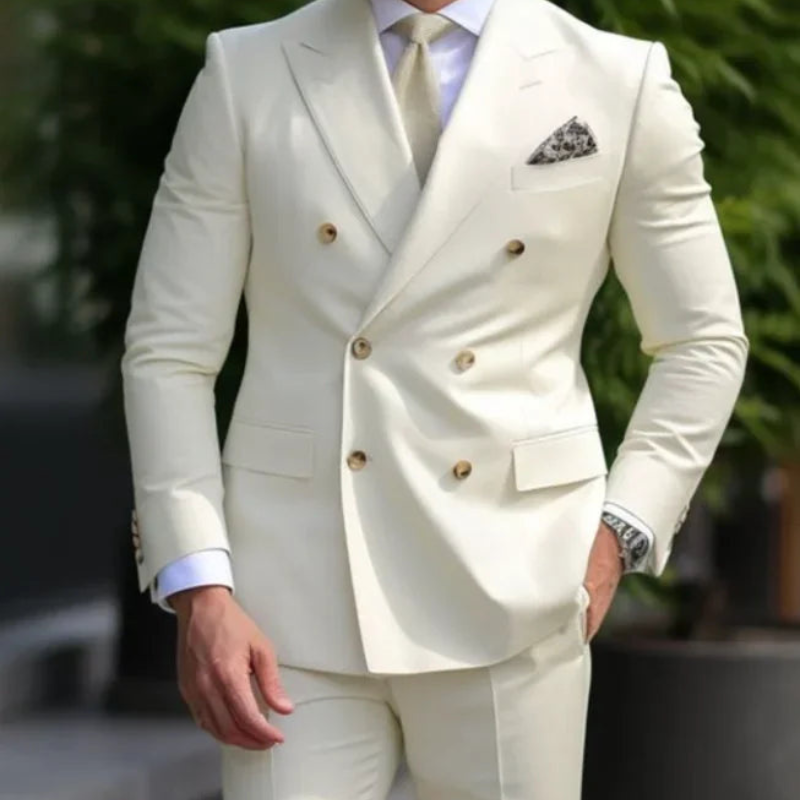 Men's Two Piece Double-Breasted Wedding Guest Suit