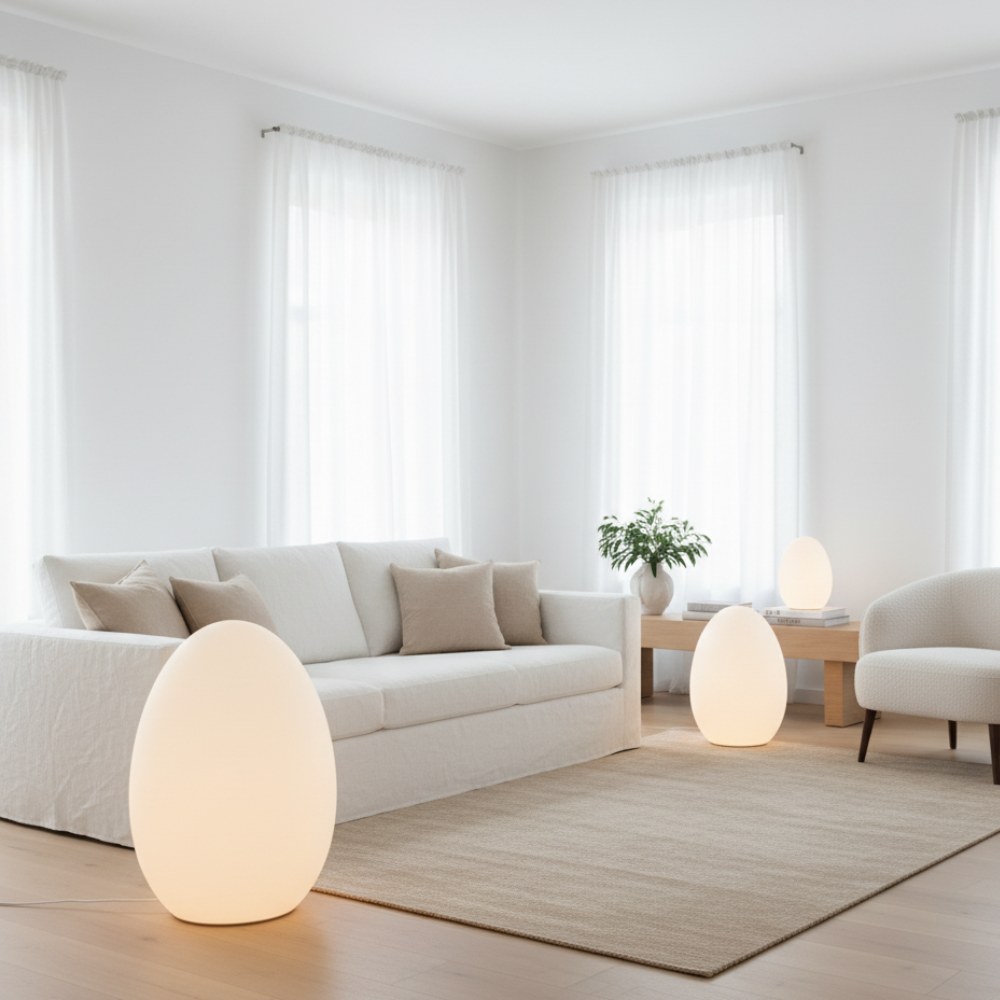 Minimalist Oval Accent Light for Living Room