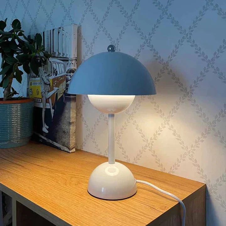 Contemporary Nordic Mushroom Table Lamp with 3 Brightness Levels
