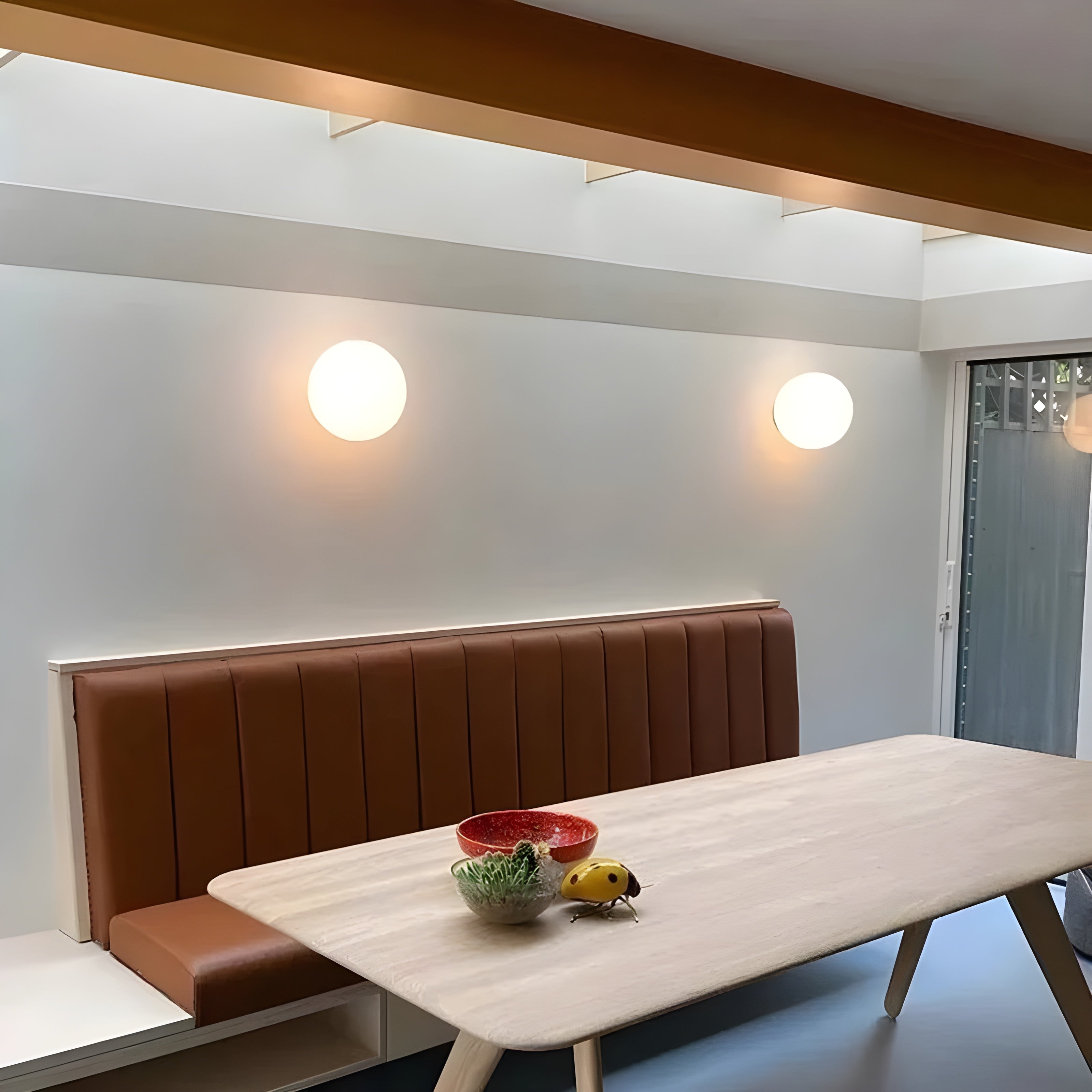Modern Frosted Glass Wall Light
