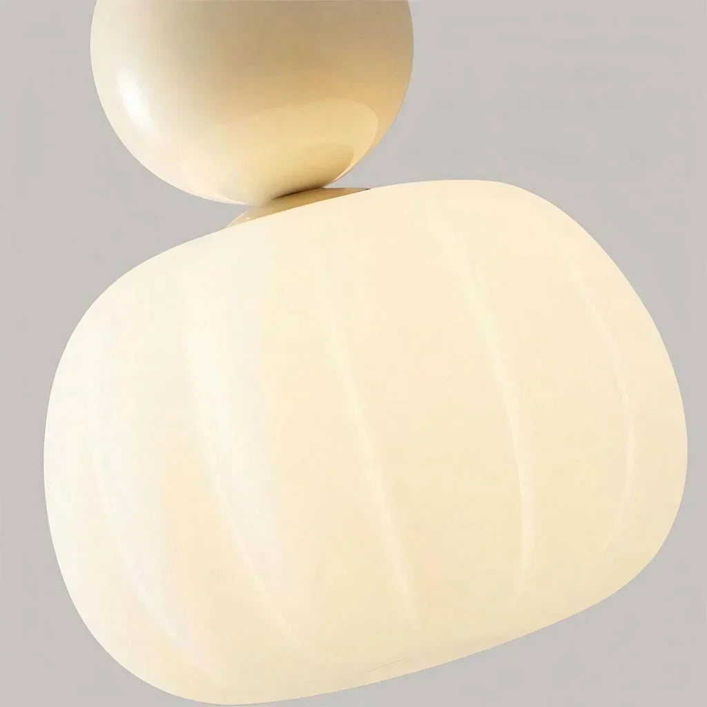 Modern Nordic LED Glass Ceiling Lamp with Adjustable Cord