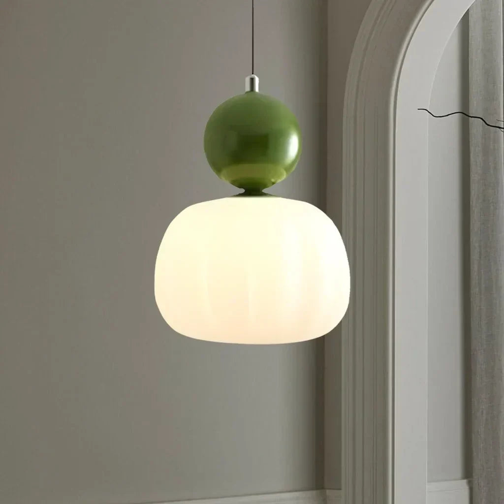 Modern Nordic LED Glass Ceiling Lamp with Adjustable Cord