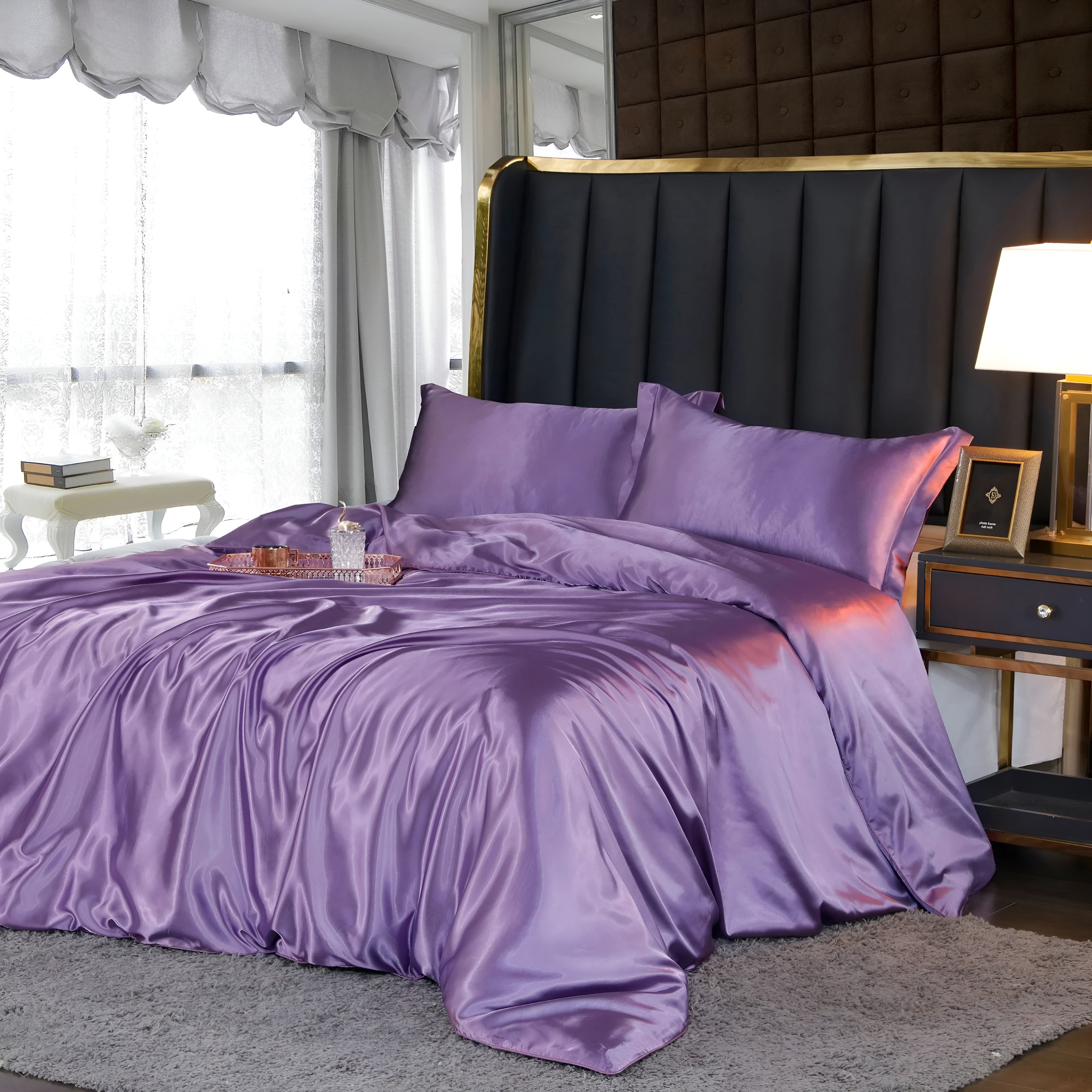 Mulberry Silk Duvet Cover with Breathable Temperature-Regulating Design