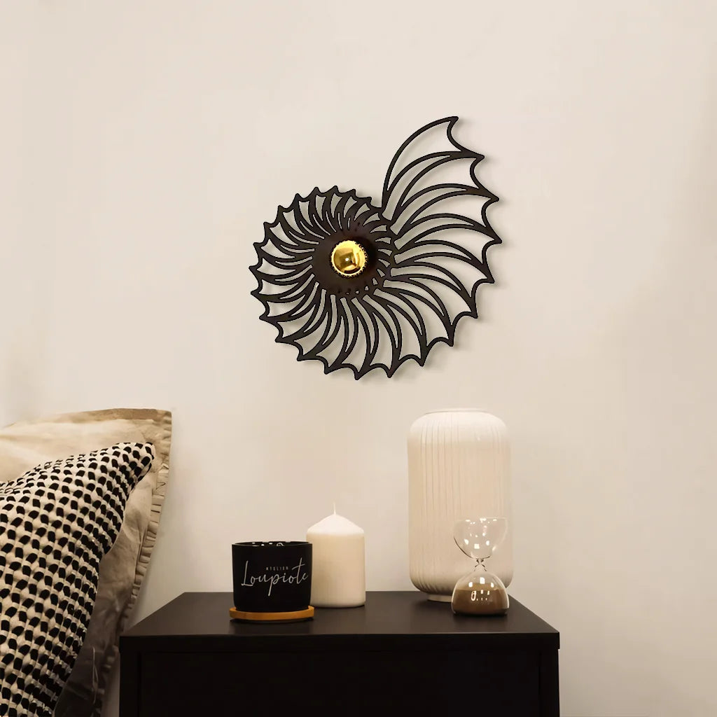 Nautilus Shell Decorative LED Wall Light