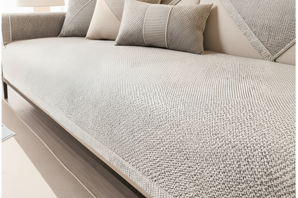 Non-Slip Textured Sofa and Cushion Cover