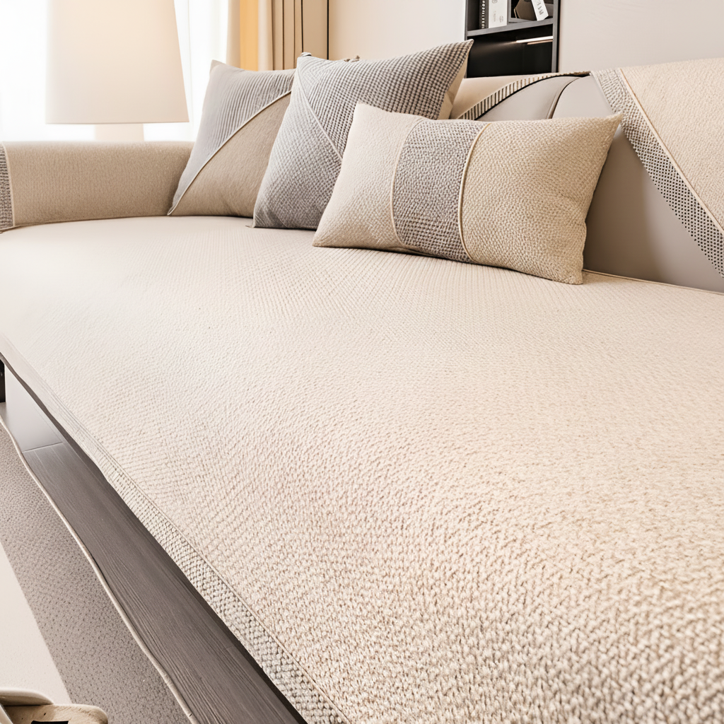 Non-Slip Textured Sofa and Cushion Cover