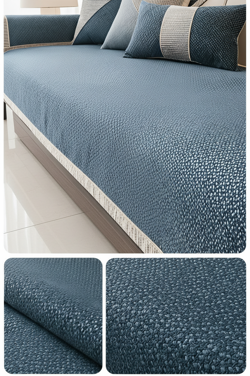 Non-Slip Textured Sofa and Cushion Cover