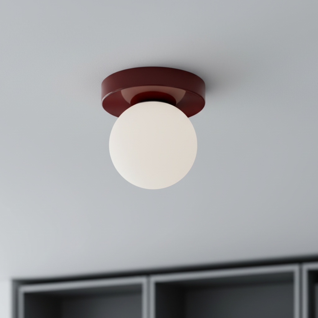 Nordic Frosted Glass Globe Light