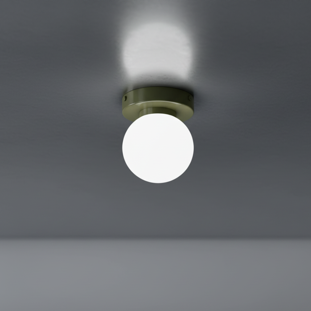 Nordic Frosted Glass Globe Light