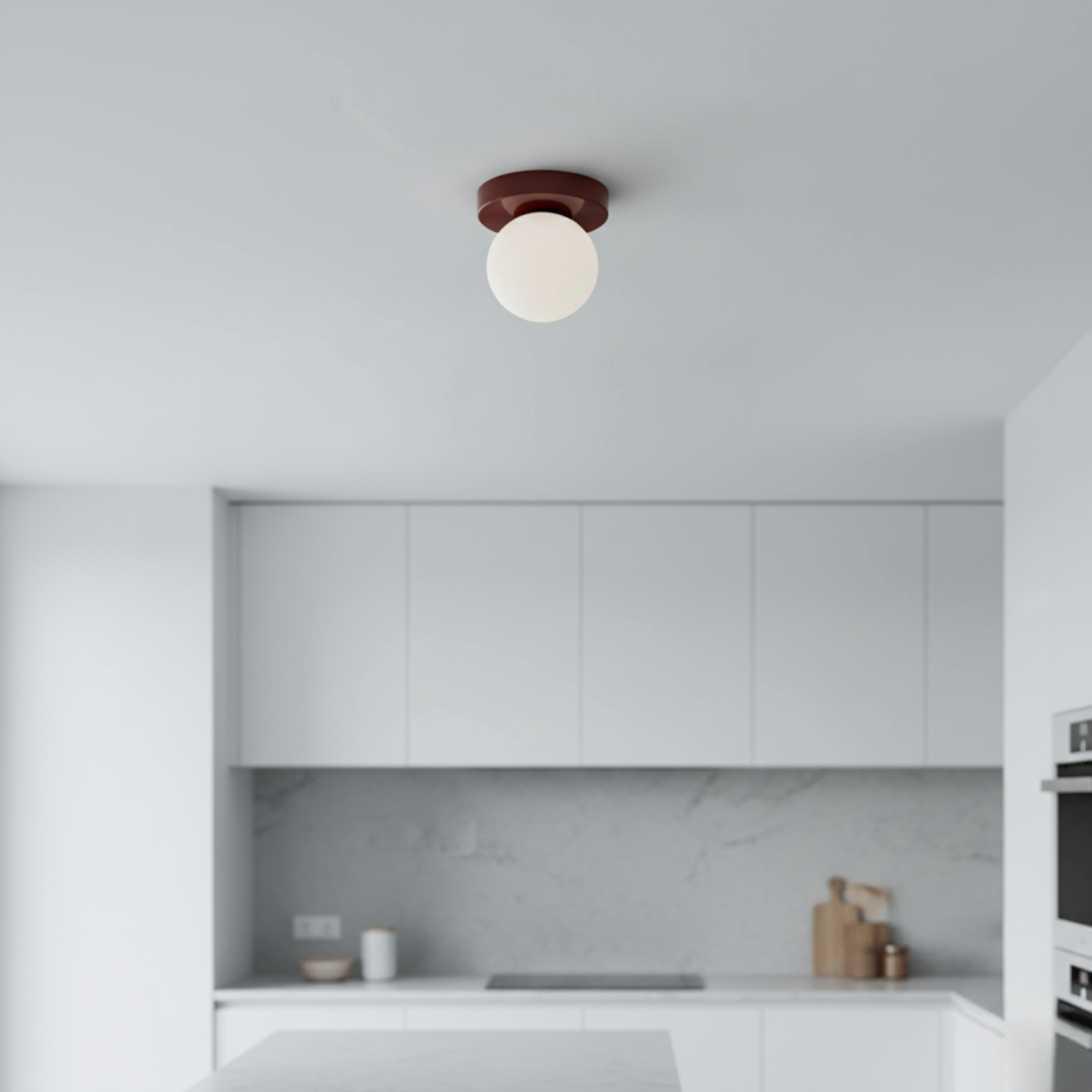 Nordic Frosted Glass Globe Light