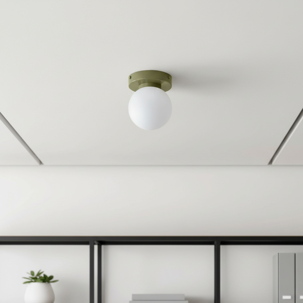 Nordic Frosted Glass Globe Light
