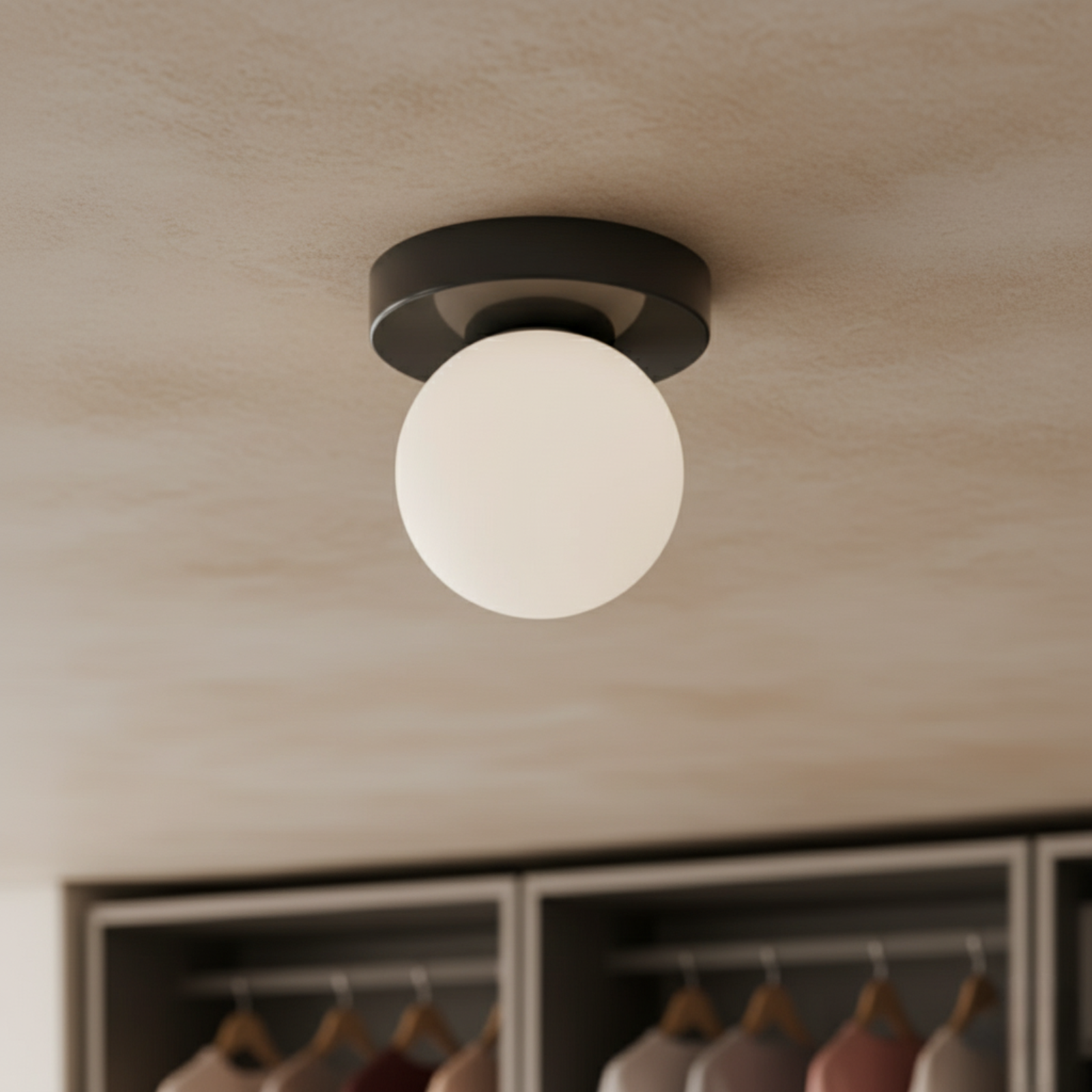 Nordic Frosted Glass Globe Light