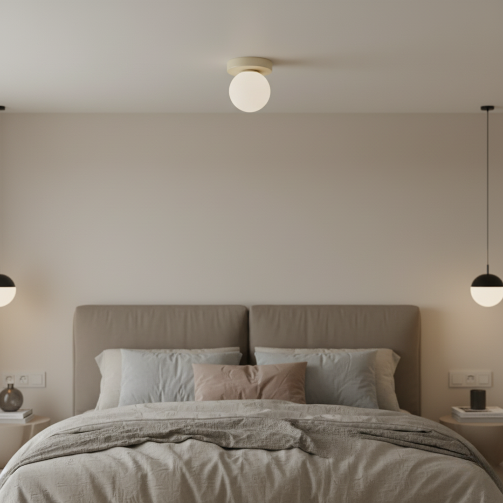 Nordic Frosted Glass Globe Light