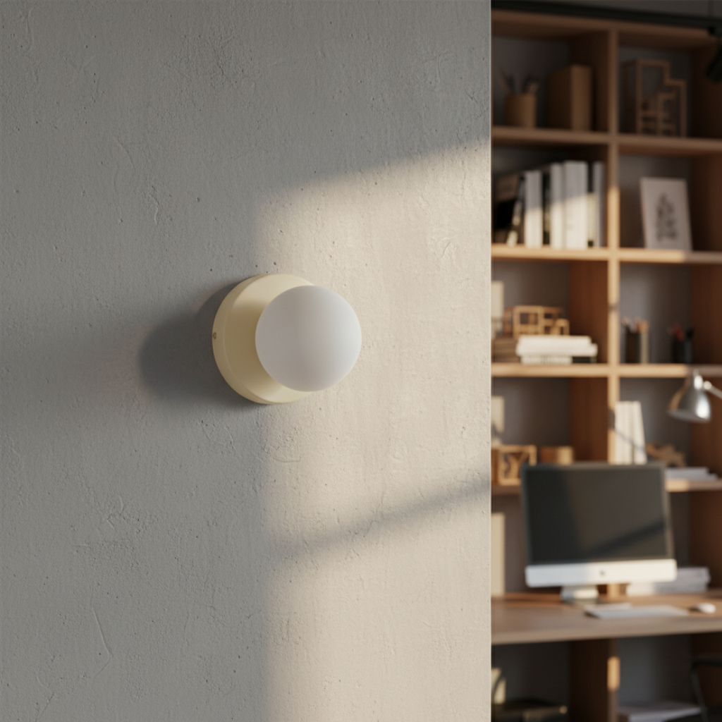 Nordic Frosted Glass Globe Light