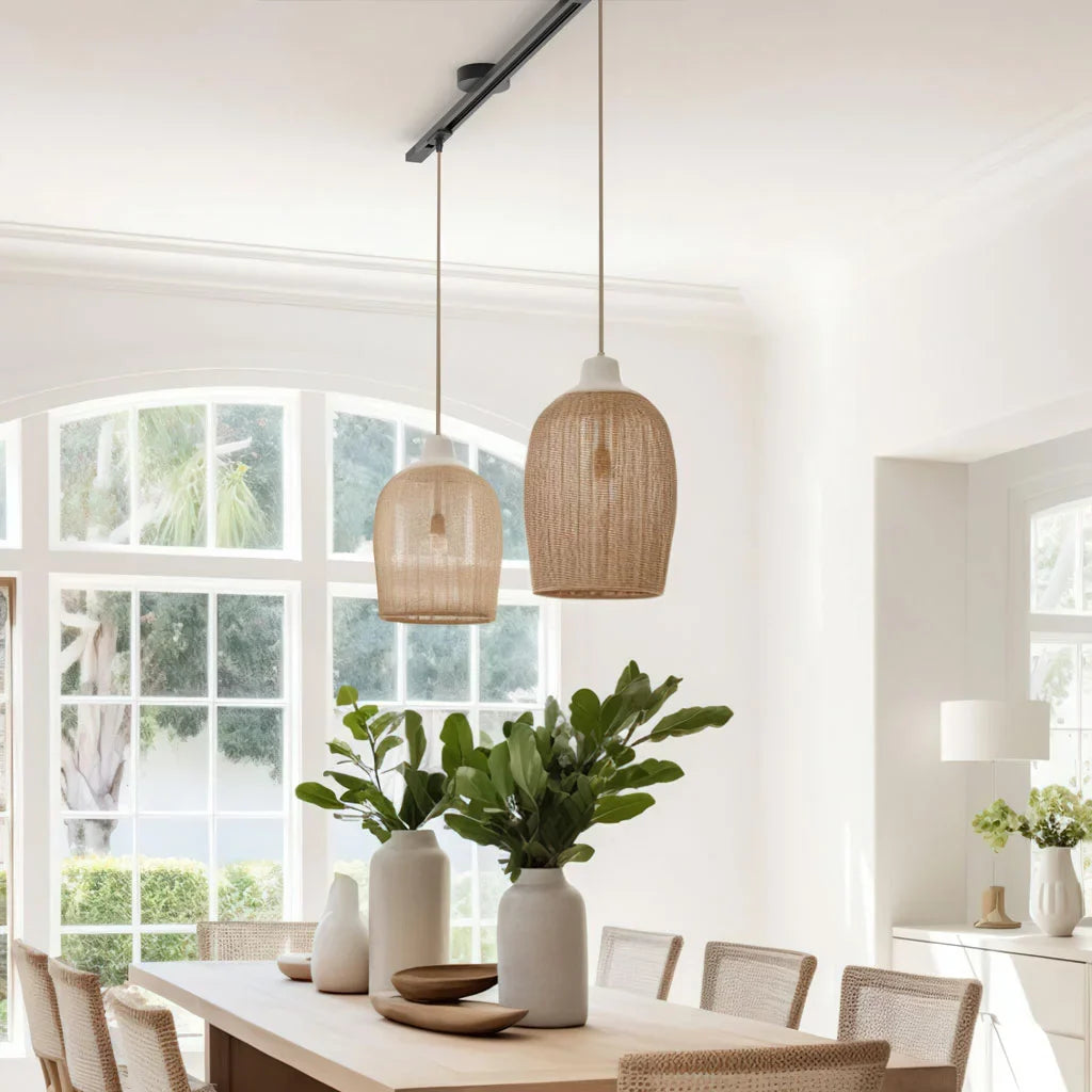 Rotatable Movable Ceiling Rail for Pendant Light with 360° Rotation and Sliding Track