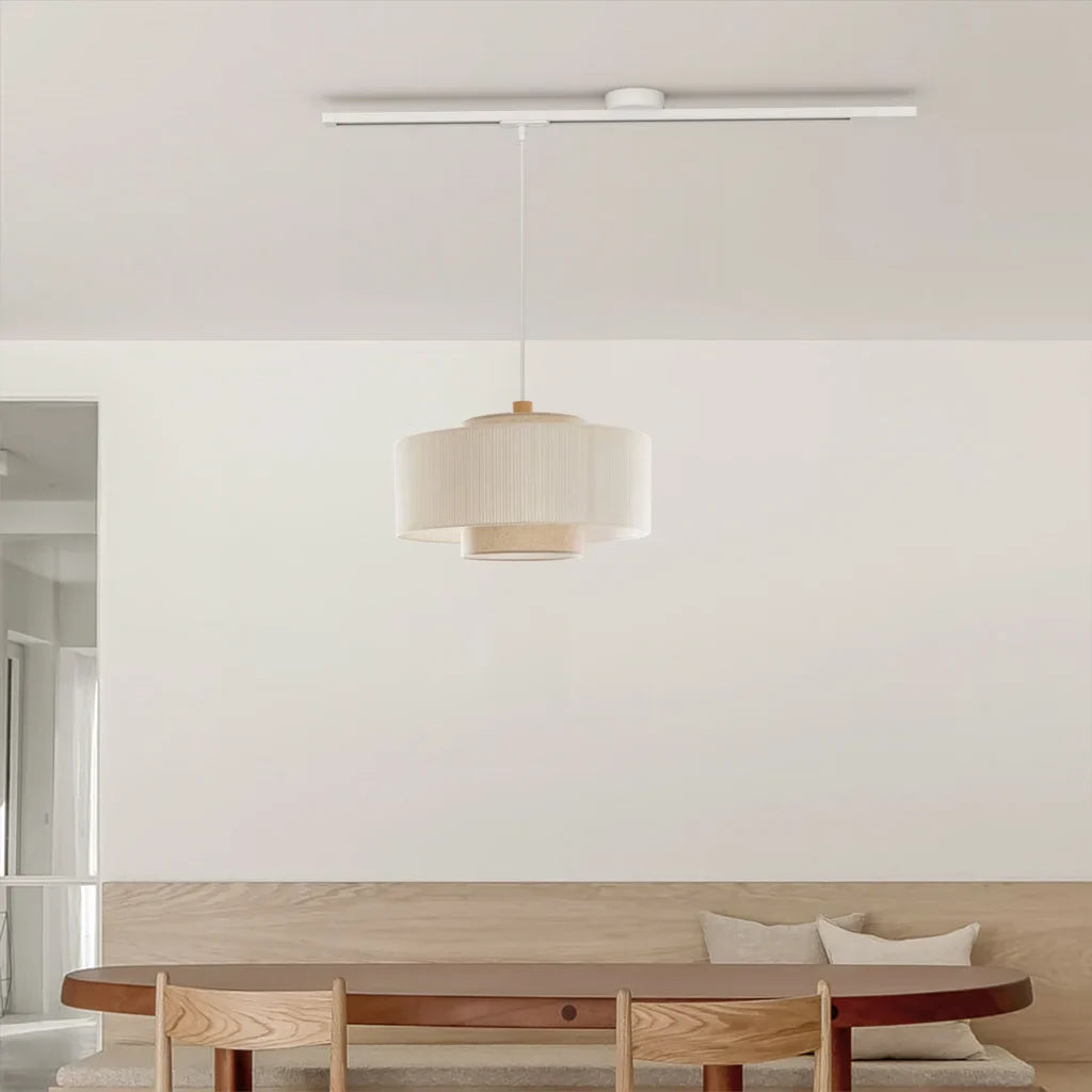 Rotatable Movable Ceiling Rail for Pendant Light with 360° Rotation and Sliding Track